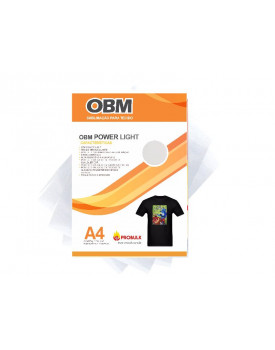 OBM sublimação em camiseta preta ou camiseta algodão